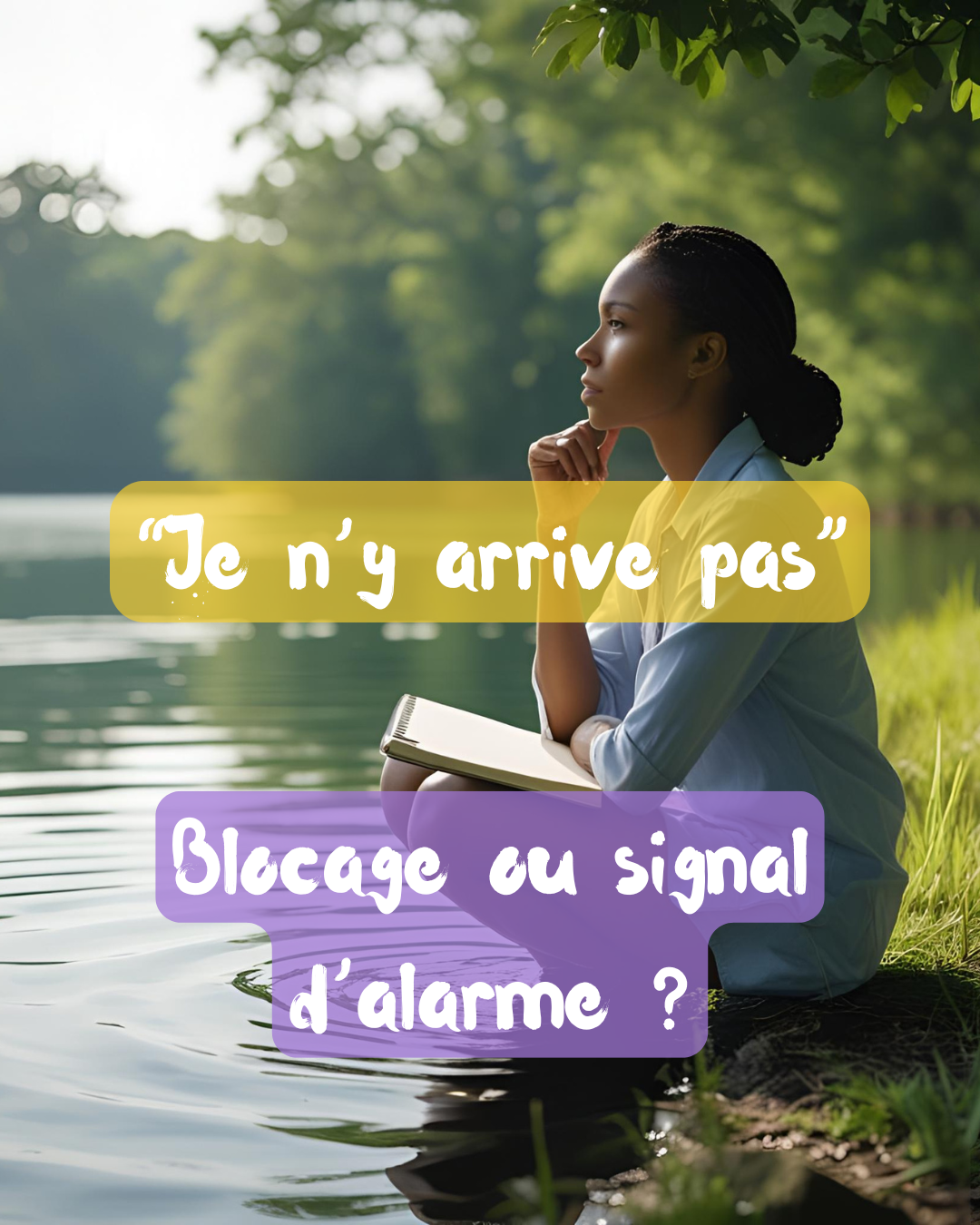 Je n'y arrive pas : blocage ou signal d'alarme